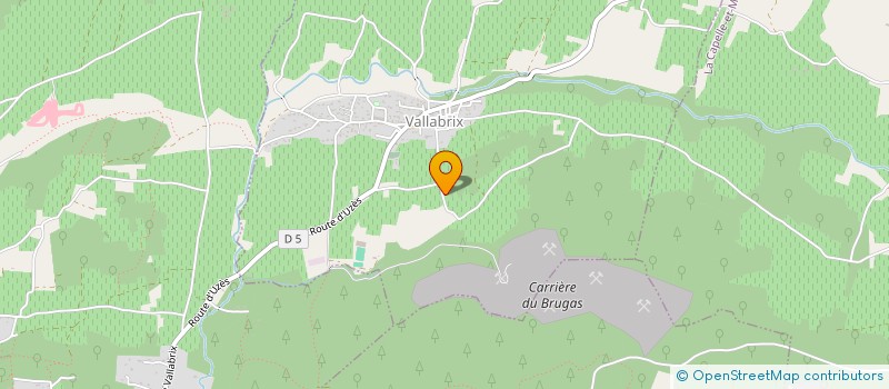 localisation de l'entreprise MADAME EVELYNE GIMENEZ  VALLABRIX