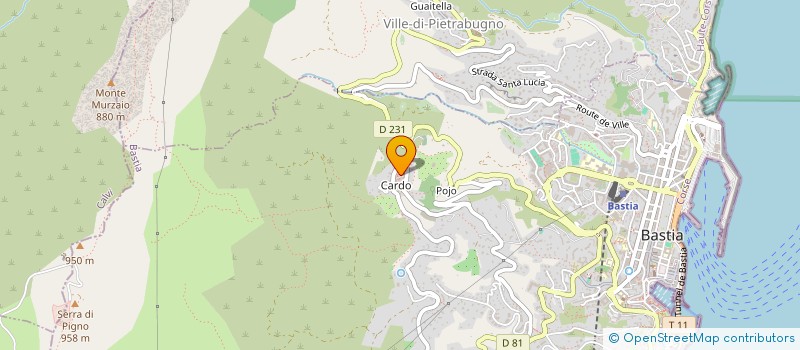 localisation de l'entreprise MADAME EVELYNE GIONA à BASTIA