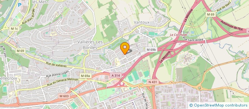 localisation de l'entreprise MADAME EVELYNE GOMIS  METZ