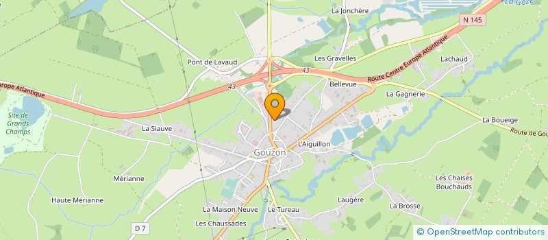 localisation de l'entreprise MADAME EVELYNE GOUSTILLE à GOUZON