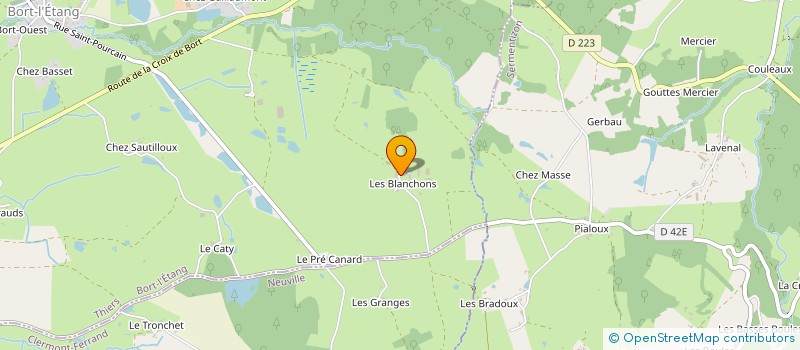 localisation de l'entreprise MADAME EVELYNE GRAND  BORT-L'ETANG