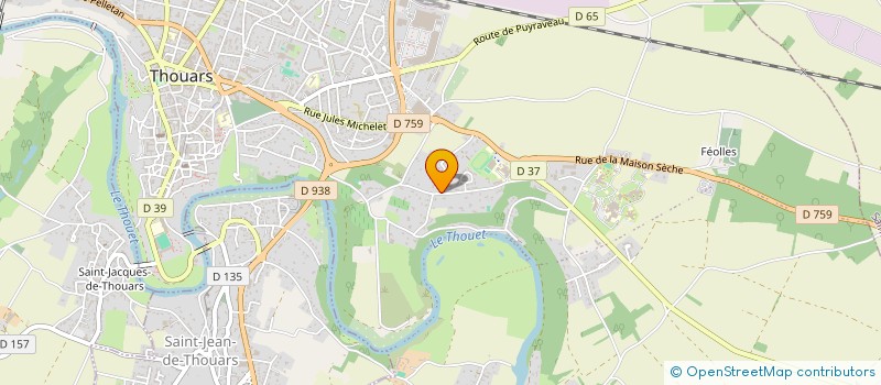 localisation de l'entreprise MADAME EVELYNE GRATTEAU à THOUARS