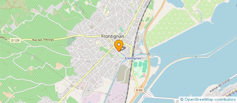 localisation de l'entreprise MADAME EVELYNE GROSS à FRONTIGNAN