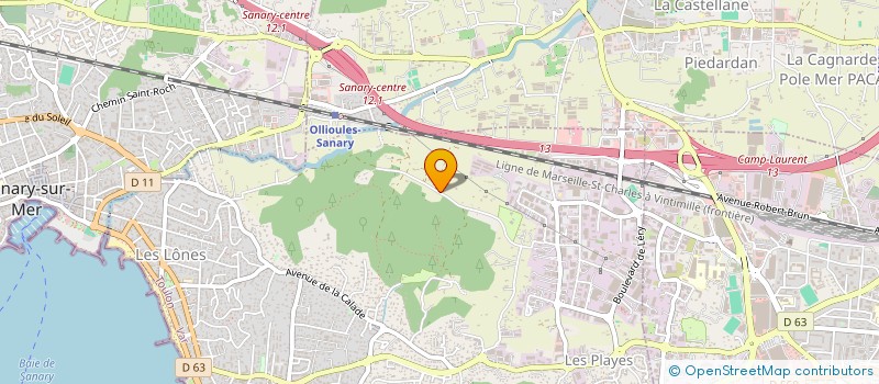 localisation de l'entreprise MADAME EVELYNE GROSSELIN à SIX-FOURS-LES-PLAGES