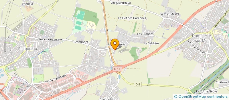 localisation de l'entreprise MADAME EVELYNE GRUNDIG  DOMPIERRE-SUR-MER