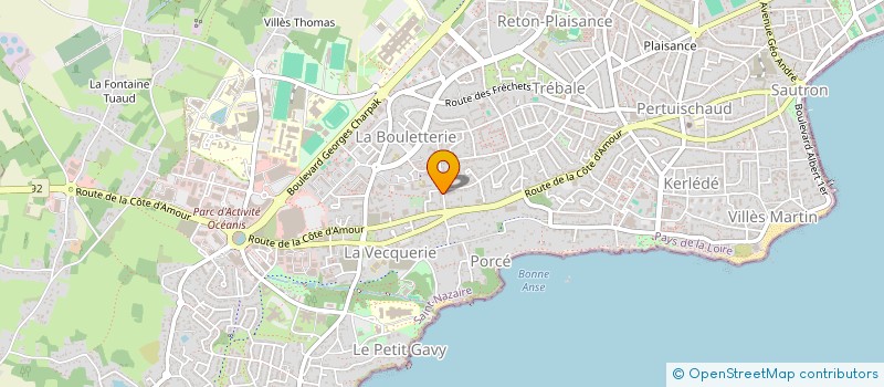 localisation de l'entreprise MADAME EVELYNE GUAFFI à SAINT-NAZAIRE