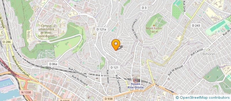 localisation de l'entreprise MADAME EVELYNE GUEGAN  MONT-SAINT-AIGNAN