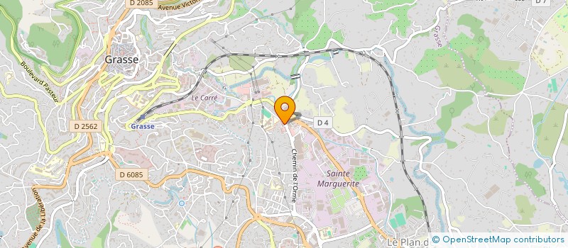 localisation de l'entreprise MADAME EVELYNE GUEL à GRASSE