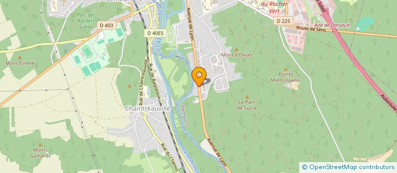 localisation de l'entreprise MADAME EVELYNE GUERPILLON  NEMOURS