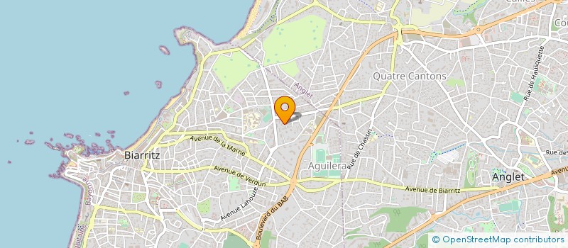 localisation de l'entreprise MADAME EVELYNE GUIGNARD à BIARRITZ