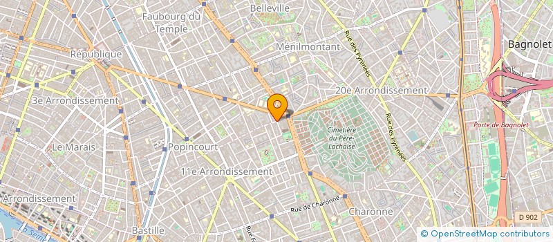 localisation de l'entreprise MADAME EVELYNE GUILLIANO  PARIS