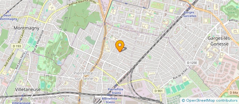 localisation de l'entreprise MADAME EVELYNE HADDAD à PIERREFITTE-SUR-SEINE