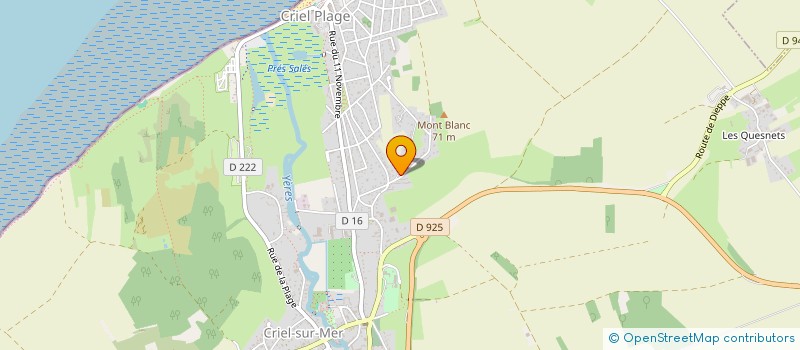 localisation de l'entreprise MADAME EVELYNE HEMERYCK  CRIEL-SUR-MER