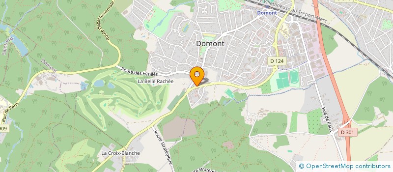 localisation de l'entreprise MADAME EVELYNE HERME  DOMONT