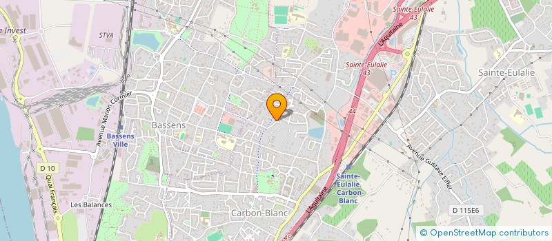 localisation de l'entreprise MADAME EVELYNE HERNANDEZ  CARBON-BLANC