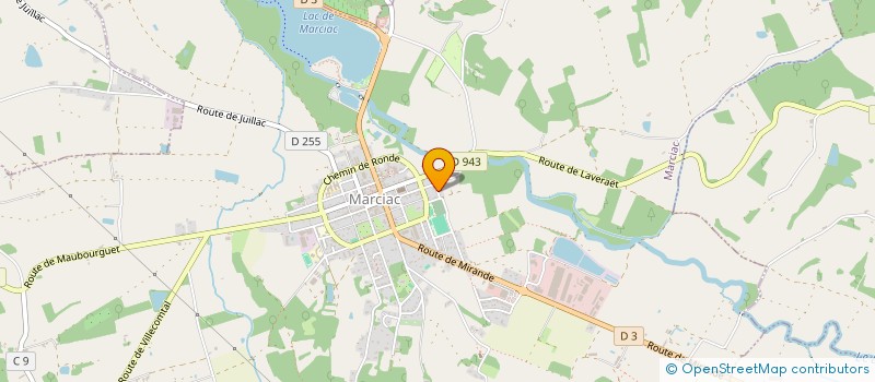 localisation de l'entreprise MADAME EVELYNE HERVE  MARCIAC