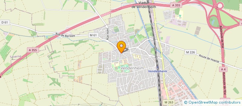 localisation de l'entreprise MADAME EVELYNE HIRTH  VENDENHEIM