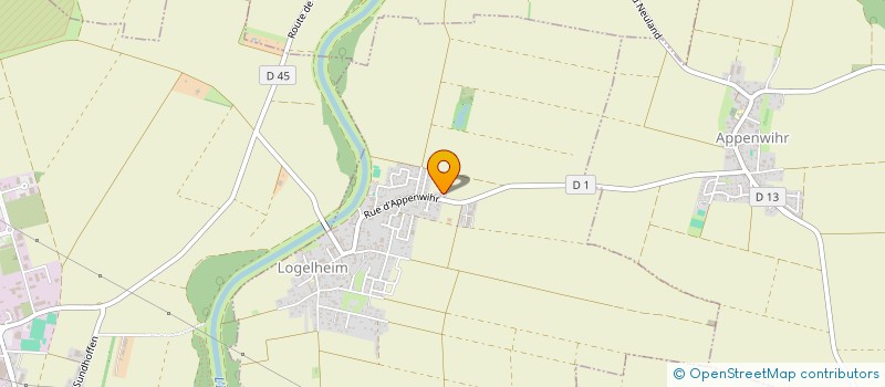 localisation de l'entreprise MADAME EVELYNE HOFFERT  LOGELHEIM