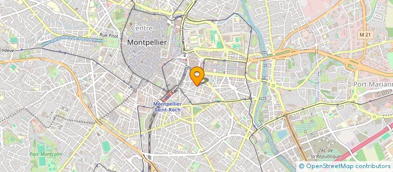 localisation de l'entreprise MADAME EVELYNE HOMMET à MONTPELLIER