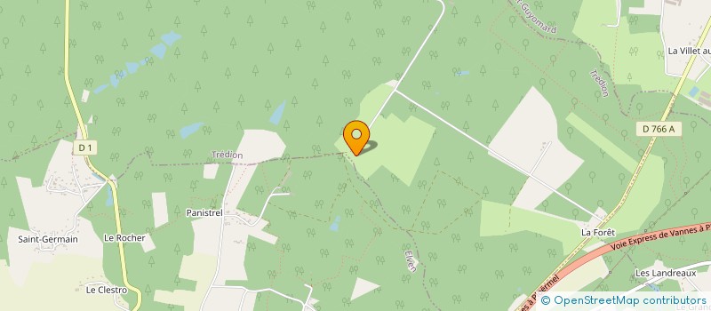 localisation de l'entreprise MADAME EVELYNE HOYEAU  TREDION