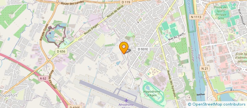 localisation de l'entreprise MADAME EVELYNE HUC  ESTILLAC