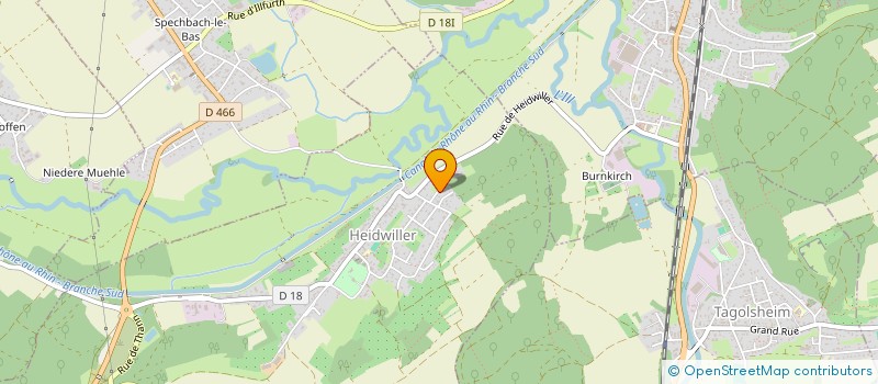 localisation de l'entreprise MADAME EVELYNE HUEBER  HEIDWILLER