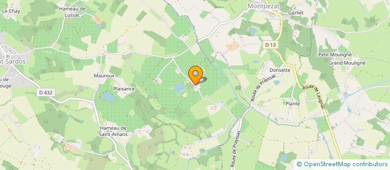 localisation de l'entreprise MADAME EVELYNE IGLESIAS  SAINT-SARDOS