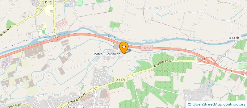 localisation de l'entreprise MADAME EVELYNE IRMA AIMEE CRUZEL  PERPIGNAN