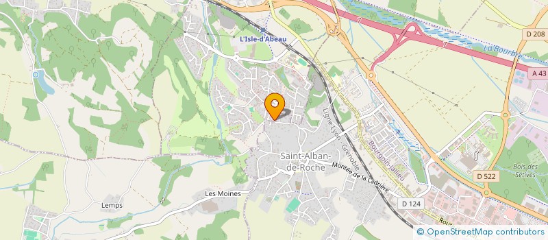 localisation de l'entreprise MADAME EVELYNE JACOB à L'ISLE-D'ABEAU