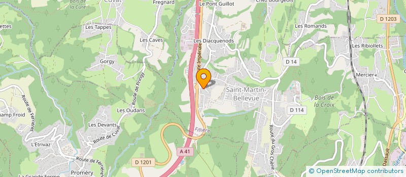 localisation de l'entreprise MADAME EVELYNE JACQUET  CRUSEILLES