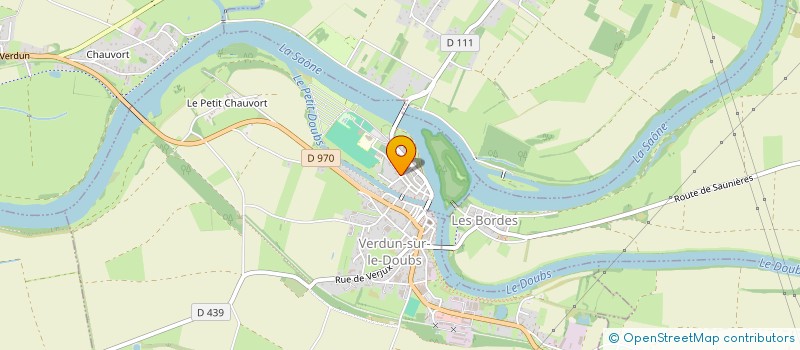 localisation de l'entreprise MADAME EVELYNE JAGOUDEL à VERDUN-SUR-LE-DOUBS