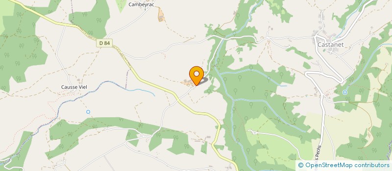 localisation de l'entreprise MADAME EVELYNE JOFFRE  CASTANET