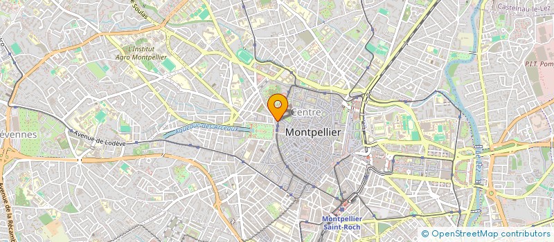 localisation de l'entreprise MADAME EVELYNE JOLLY à MONTPELLIER