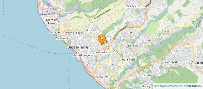 localisation de l'entreprise MADAME EVELYNE JOSEPH à BASSE-TERRE