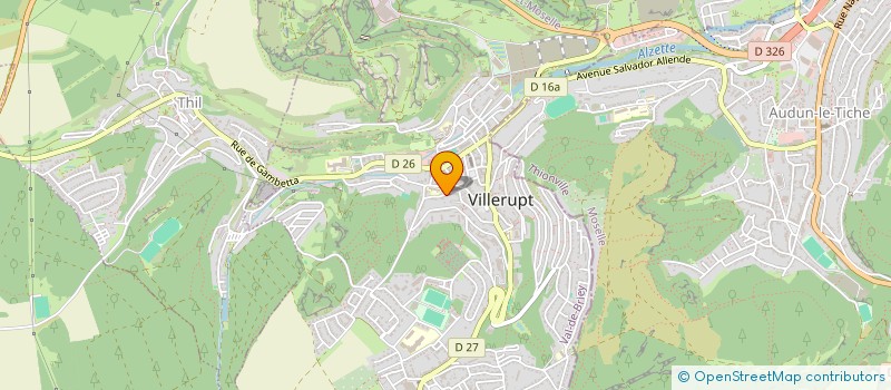 localisation de l'entreprise MADAME EVELYNE JUNG  VILLERUPT