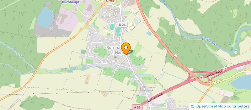 localisation de l'entreprise MADAME EVELYNE KEMPF à BURNHAUPT-LE-HAUT