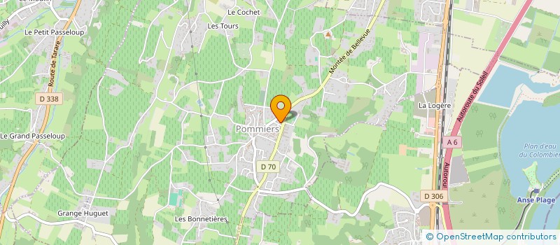 localisation de l'entreprise MADAME EVELYNE KOHLER à POMMIERS