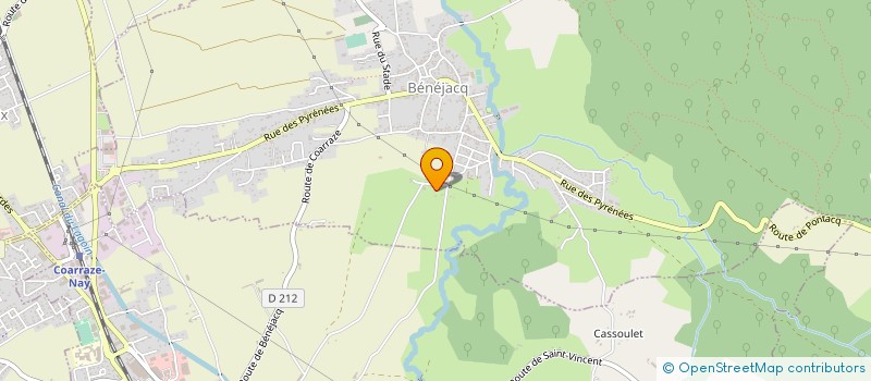 localisation de l'entreprise MADAME EVELYNE KOMRAUS  BENEJACQ