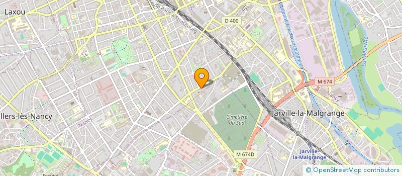 localisation de l'entreprise MADAME EVELYNE KUHN  NANCY