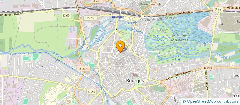 localisation de l'entreprise MADAME EVELYNE LABRANDE  BOURGES