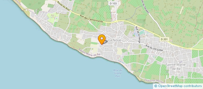 localisation de l'entreprise MADAME EVELYNE LACHAUD  SAINTE-MARIE-DE-RE