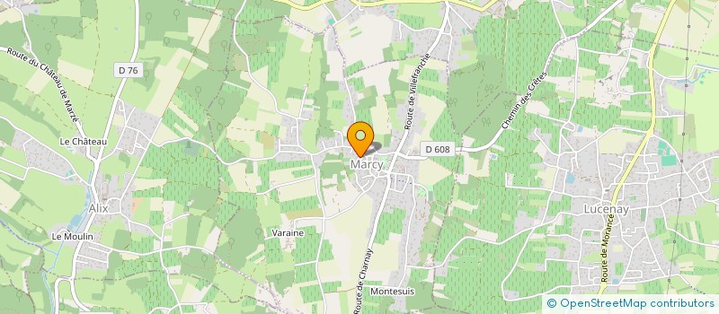 localisation de l'entreprise MADAME EVELYNE LACOTE  MARCY