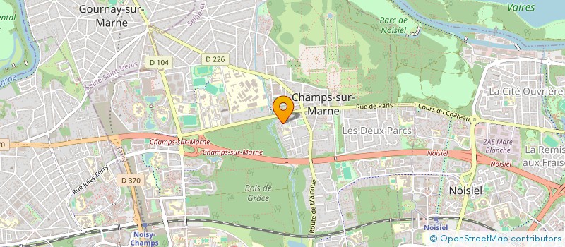 localisation de l'entreprise MADAME EVELYNE LACROIX à CHAMPS-SUR-MARNE
