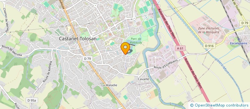 localisation de l'entreprise MADAME EVELYNE LACROIX à CASTANET-TOLOSAN