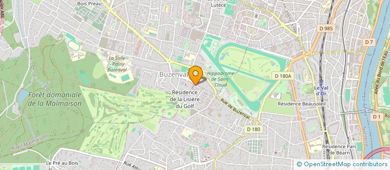 localisation de l'entreprise MADAME EVELYNE LAFITTE  GARCHES