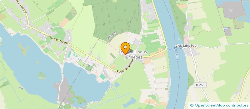 localisation de l'entreprise MADAME EVELYNE LANCIEN  LE MESNIL-SOUS-JUMIEGES