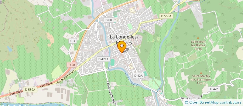 localisation de l'entreprise MADAME EVELYNE LANZA à LA LONDE-LES-MAURES