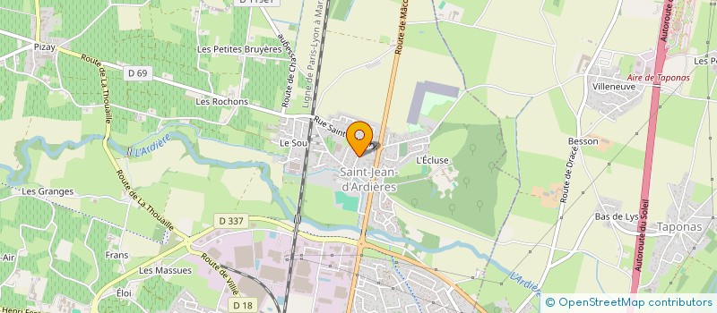 localisation de l'entreprise MADAME EVELYNE LAPALUS  SAINT-LAGER