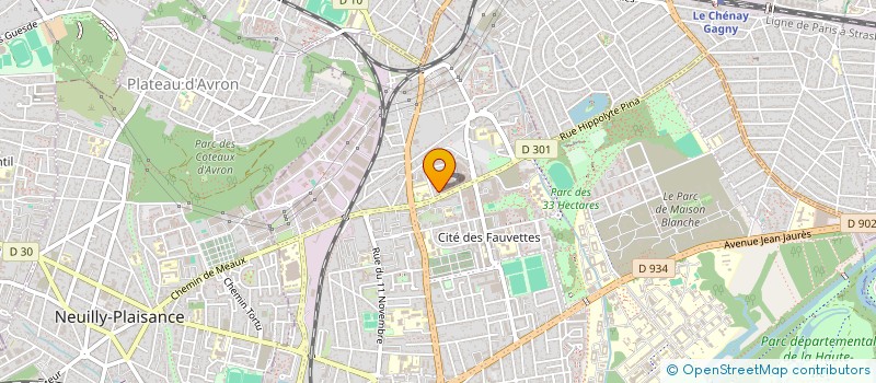 localisation de l'entreprise MADAME EVELYNE LARIVIERE YIN à NEUILLY-SUR-MARNE