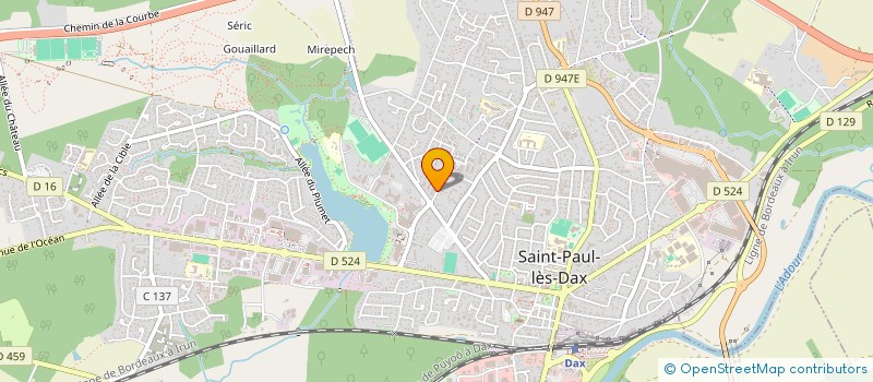 localisation de l'entreprise MADAME EVELYNE LASSERRE  SAINT-PAUL-LES-DAX